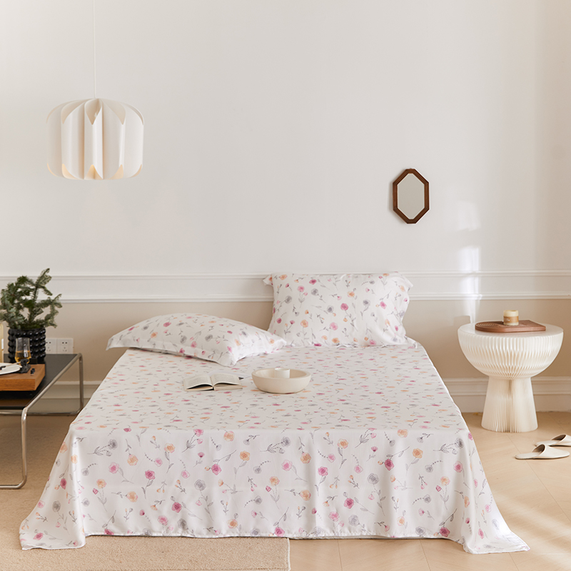 80S兰精天丝单件床单床笠丝滑凉爽亲肤单双人莱赛W尔床罩夏季单品