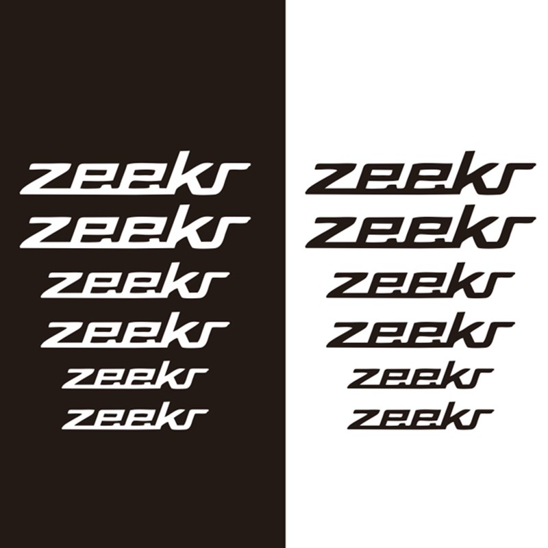 适用於极氪001卡钳贴纸耐高温装饰贴字母标车贴改装碟煞盘贴包邮