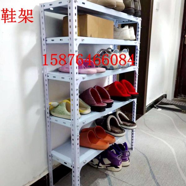 角钢铁板鞋架多层小型家用收纳出租房简易鞋柜自由组合特价清仓