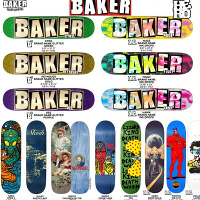 BAKER 多款式 多尺寸 专业滑板 板面 包砂 美国进口现货