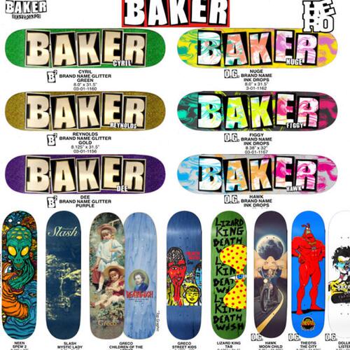 BAKER 多款式 多尺寸 专业滑板 板面 包砂 美国进口现货