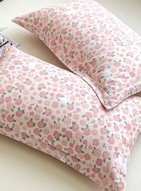 枕套30x50一对装碎花儿童全棉枕头套40x60记忆枕芯套48x74cm