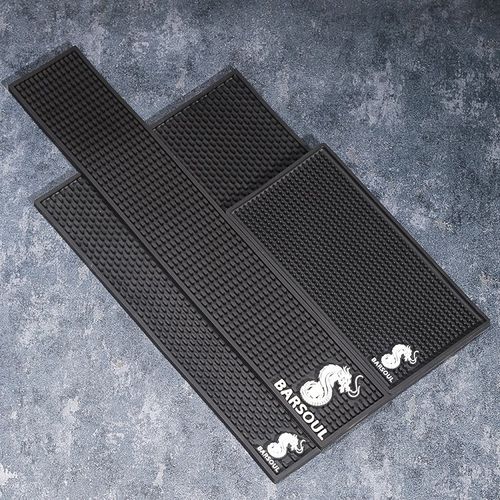 BARSOUL国际订制款调酒工具吧垫过滤橡胶垫杯子垫防滑防震防摔垫