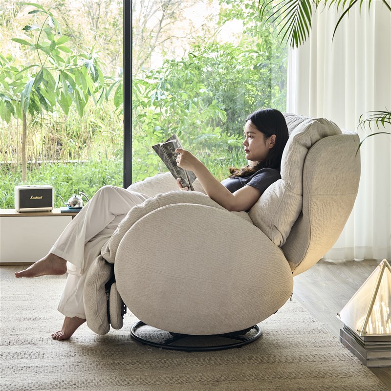 考拉布艺单人沙发椅n懒人沙发高级感艺术可睡可躺电动摇摇椅休闲