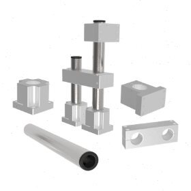 10CD安装块 D锁/25构强组件 D3 0D-/ 75底座块/加500ZDD 立柱5机6