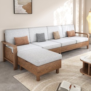 实木沙发冬夏两用储n物沙发小户型客厅家用新中式 高箱沙 2024新款