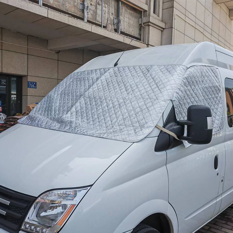 欧胜遮阳帘房车得意宝迪星锐图雅诺御风隔热依维柯前挡风玻璃板罩
