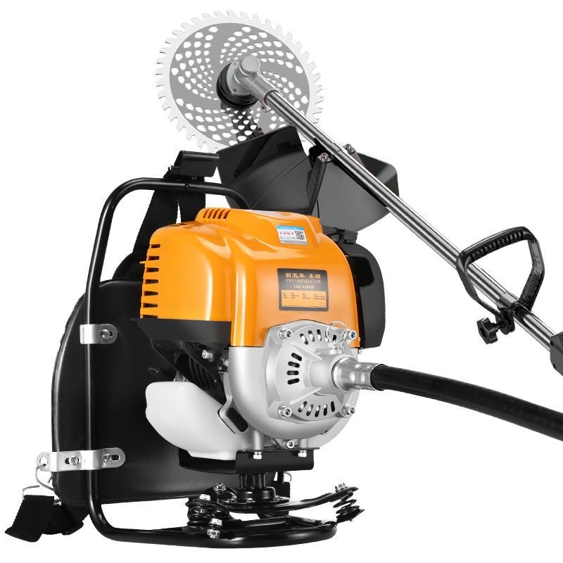四冲程汽油d机割草机割灌机小型家用多功能农用开荒打草机除草神