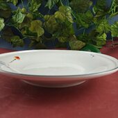 陶瓷汤盘深盘圆形菜盘创意家用大盘子沙拉盘饭店大号餐盘商用烧菜