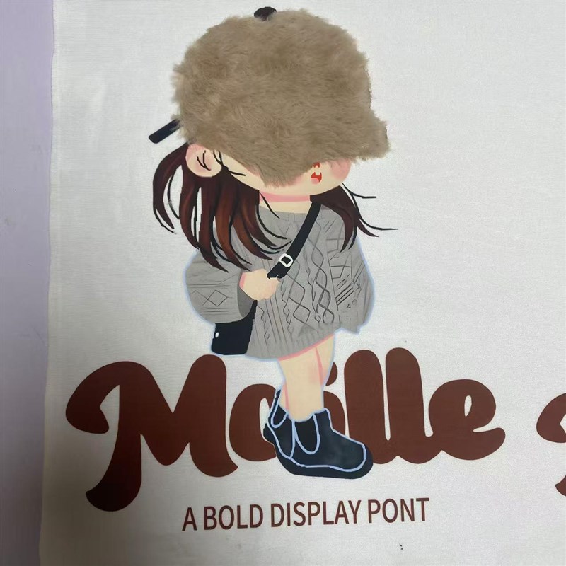 不包邮,字母女Y孩立体烫画