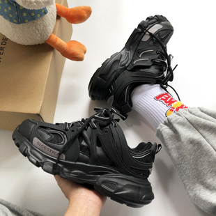 三代春季 增高情侣运动鞋 新款 男 女小众设计感潮 休闲鞋 巴黎老爹鞋