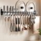杆挂钩勺子厨具式 厨房置物架壁挂不锈钢挂杆用品排钩置物架子厨房