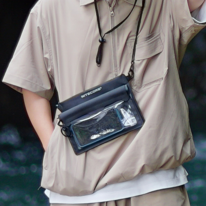 奈特科尔SLB01防水斜挎s包夏季溯溪漂流pvc密封手机收纳袋户外出