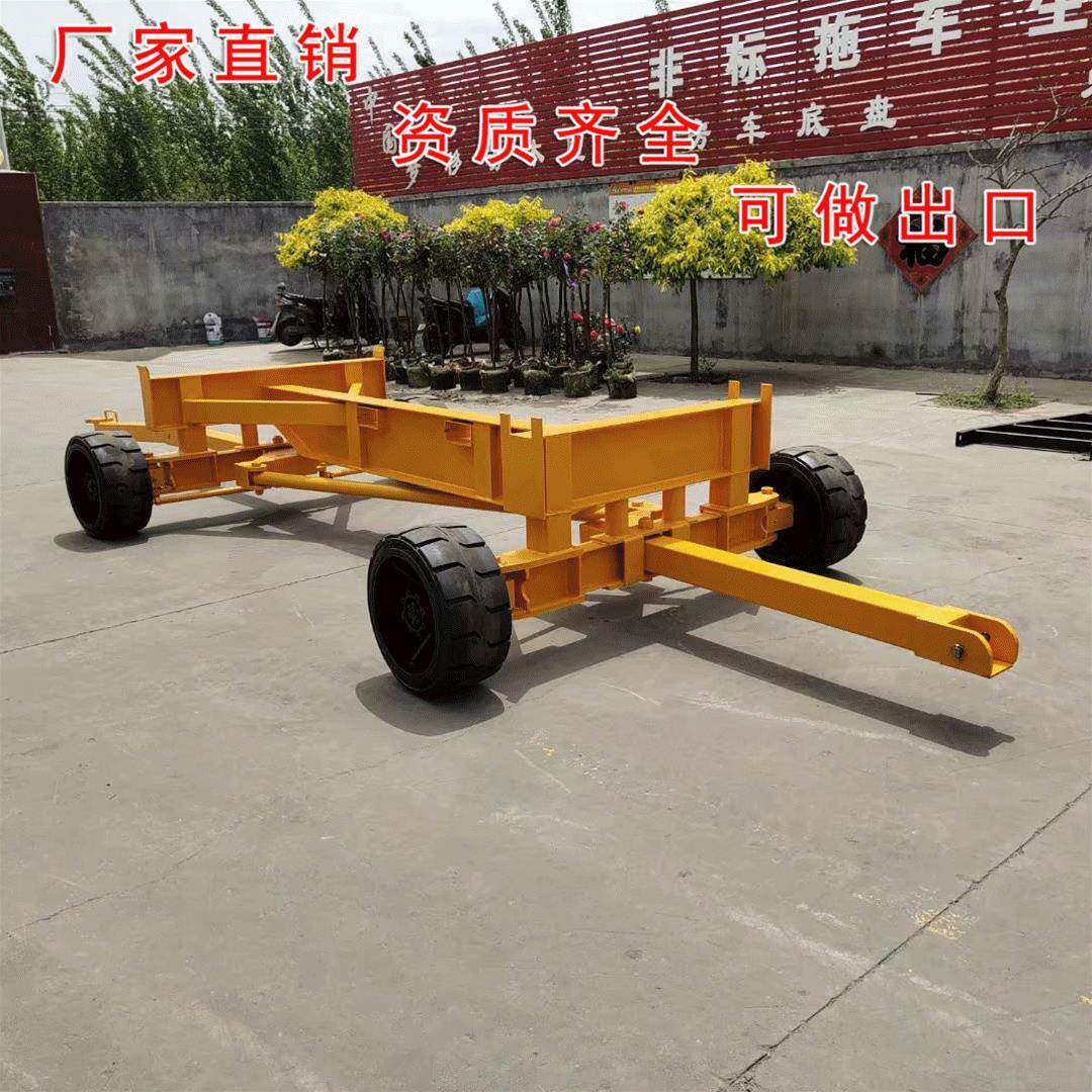 15T双向牵引车联动转向车200*15002.8万物流工具车场地转运车