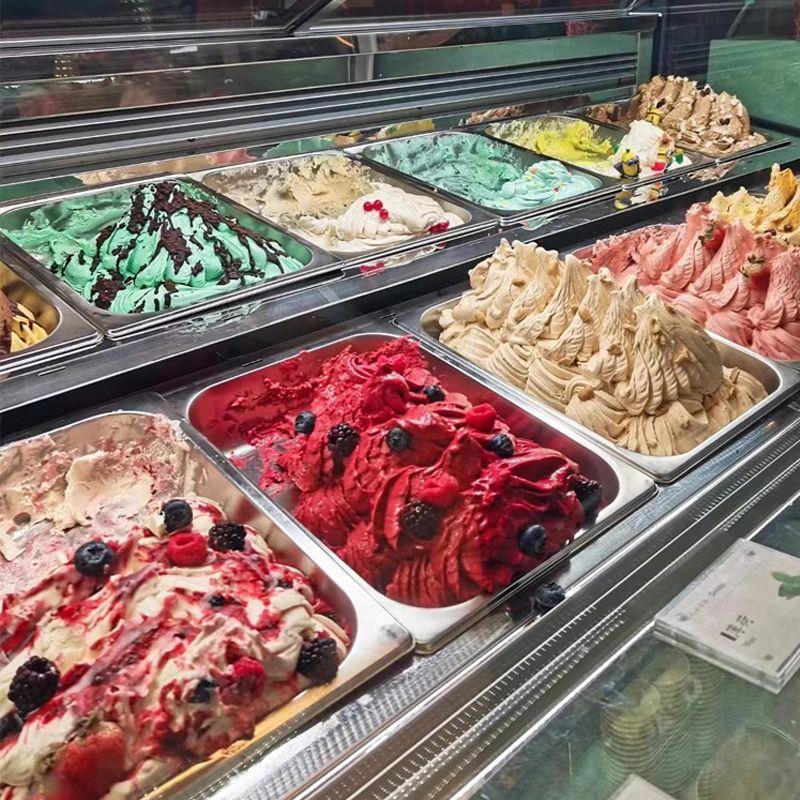 硬质冰淇淋机商用全自动大产量挖球甜筒雪糕机台式球形冰激凌机器