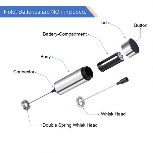 咖啡打奶泡器奶泡机家用电动迷你打泡器J牛奶手持搅拌打发器电池