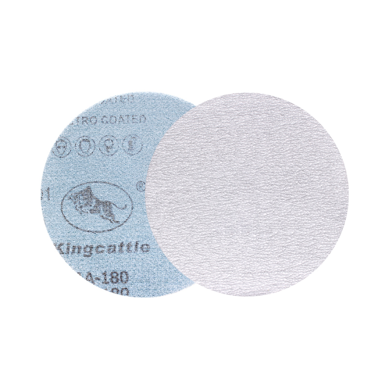 植绒砂纸金牛5寸自粘干磨沙皮木工油漆腻子抛P光磨片4寸打磨沙纸