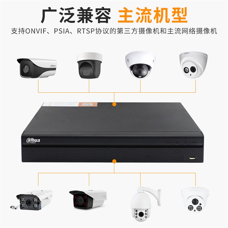 大华同轴网络高清16路D-CV5116S-V6录像机五混Z合模拟监控