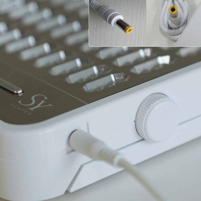 AY大排灯原装电源线美容仪插头光谱仪电源适S配器面罩充电器线