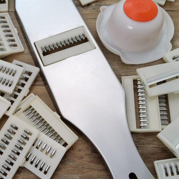 华诚洋芋擦擦工具罗卜刨子不锈钢插丝板多功能切菜器土豆条切条器