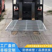 叉车托盘铁重型多功能仓库托板金属储藏卡板防潮垫仓板钢制物流架