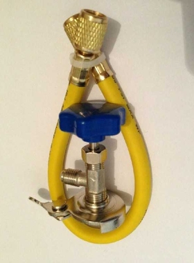 R134AR12R22制冷空调通用补充管95年前汽车和家用空调1/4SAE接口