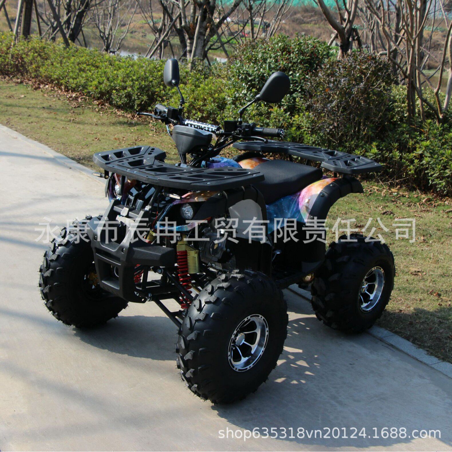 CR125CC小战神越野沙滩车ATV全地形车3+1发动机四轮山地摩托车