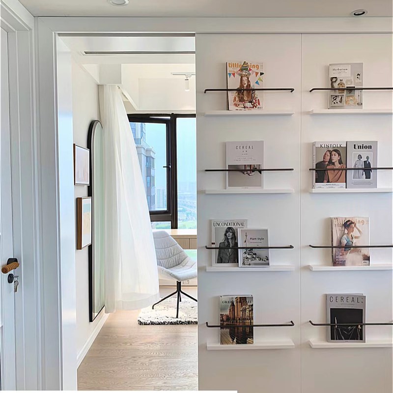 实木谷仓门卫生间推n拉门厨房门幽灵门隐形书架门悬浮门衣帽间隐