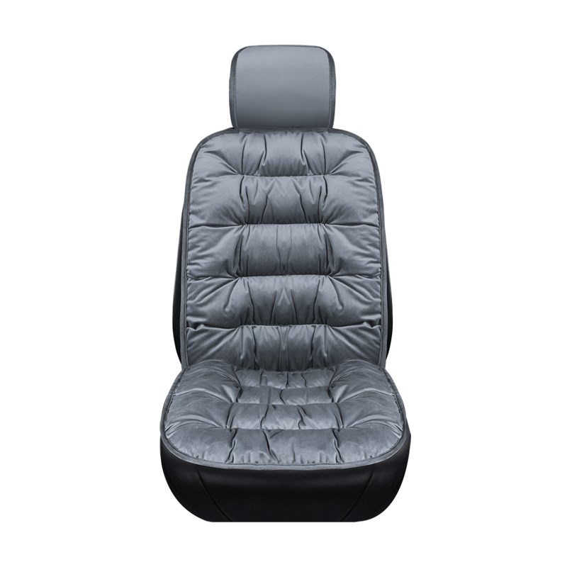 汽车坐垫冬季短毛绒加厚车载后排通用座椅垫冬天车用Y保暖靠背垫