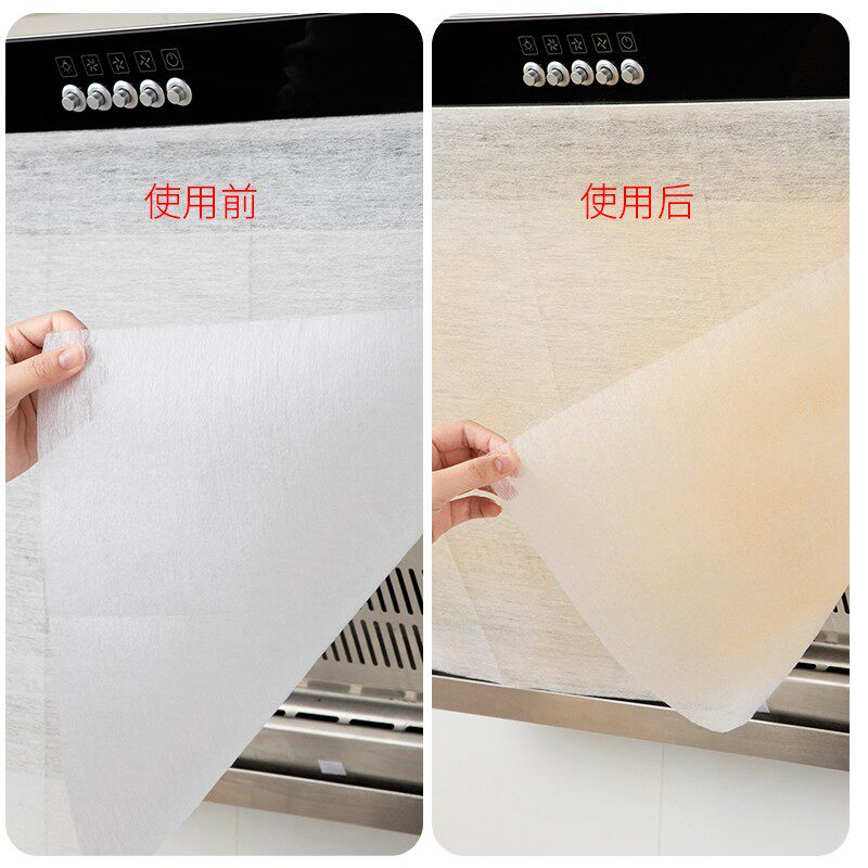 10米长日式厨房防油烟贴纸家用油烟机吸油纸过R滤网防油污罩防油