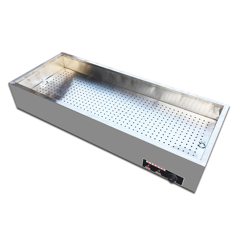 商用快餐保温台售饭台蒸t菜台蒸饭台小碗菜加热燃气台式浏阳不锈