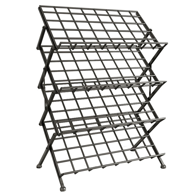 鞋架宿舍小型折叠鞋架免安装A寝室简易门口大学生桌下收纳神器