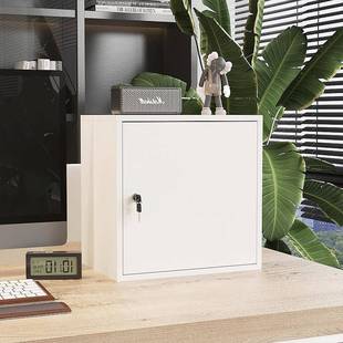 带锁储物柜办公室小型柜子收纳柜档案柜单门文件柜小柜子可上锁