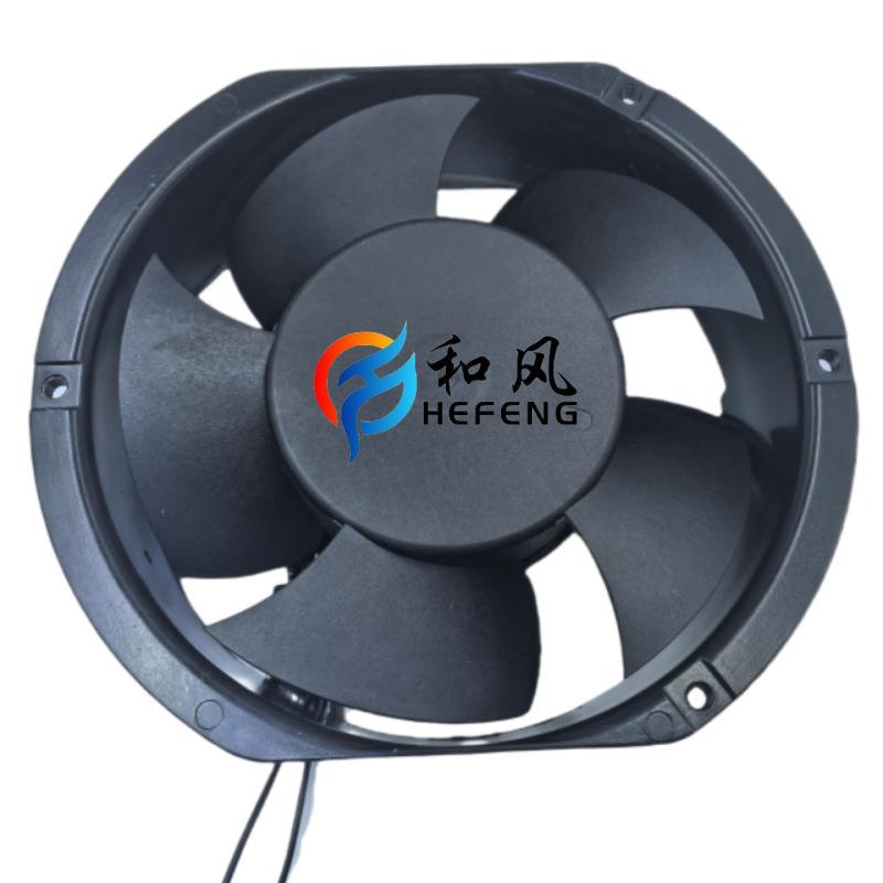 直销散热风扇通风机17251风扇铝框塑叶AC/DC100-240V通用