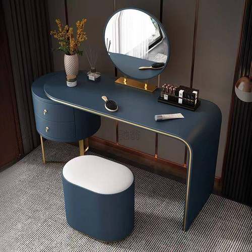 3l意式轻奢全实木梳妆台现代简约卧室收纳一体高级化妆桌网红化妆