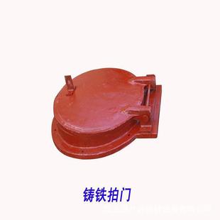 供应水利污水涵洞排水下水道DN800DN1000mm铸钢圆拍门