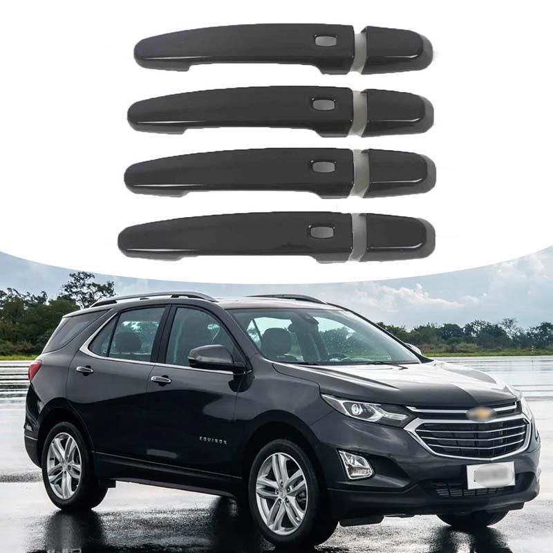 适用于雪佛兰探界者门碗拉手车门把手碳纤纹握手改装饰汽车用品