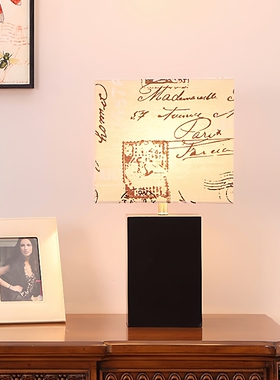 LEDUSB边桌和台灯卧室客厅或办公室的现代灯布艺灯罩5V1AUSB端口