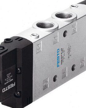 气动元件德国FESTO电磁阀 163834 CPE24-M3H-5L-3/8全新原装