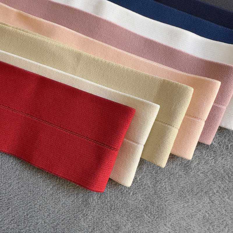 宽橡皮筋松紧带高n弹力耐用加厚F彩色裙腰【定制单下单】