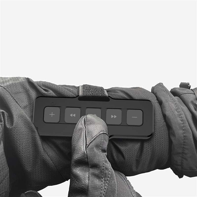 手机蓝牙音乐遥控器控制音量接挂电话配蓝牙安全帽耳机音箱IPX4防