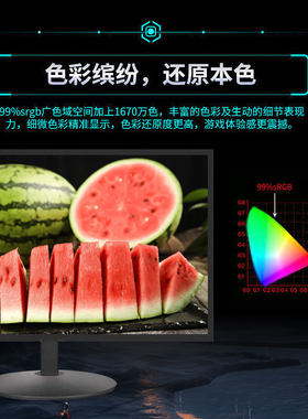 24寸75Hz黑色液晶屏显示器高清电竞游戏台式电脑液晶屏17寸22寸27
