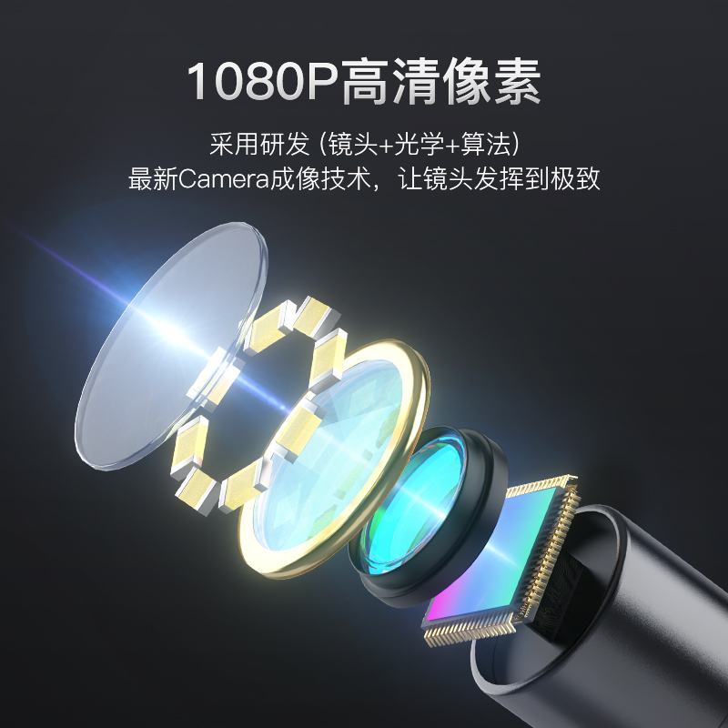 内窥镜高清摄像影头工业下水管道堵塞汽车维修发动机积碳可视探头