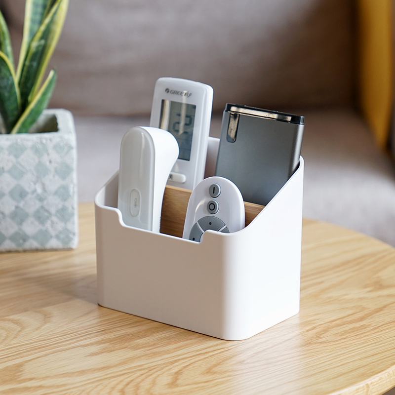 客厅创意放电视遥控器手机茶几北欧简约桌面家用多功能杂物收纳盒