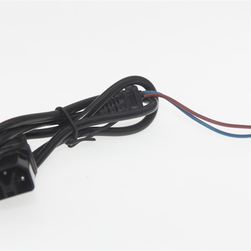 雅迪新国标电动电瓶车充电器三圆针孔充电口座插头电源转换接头线