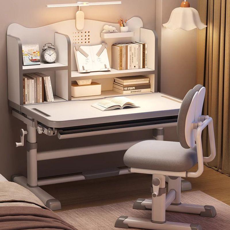 儿童学习桌书桌小孩学生家用专用写字作业桌可手摇升降式桌椅套装
