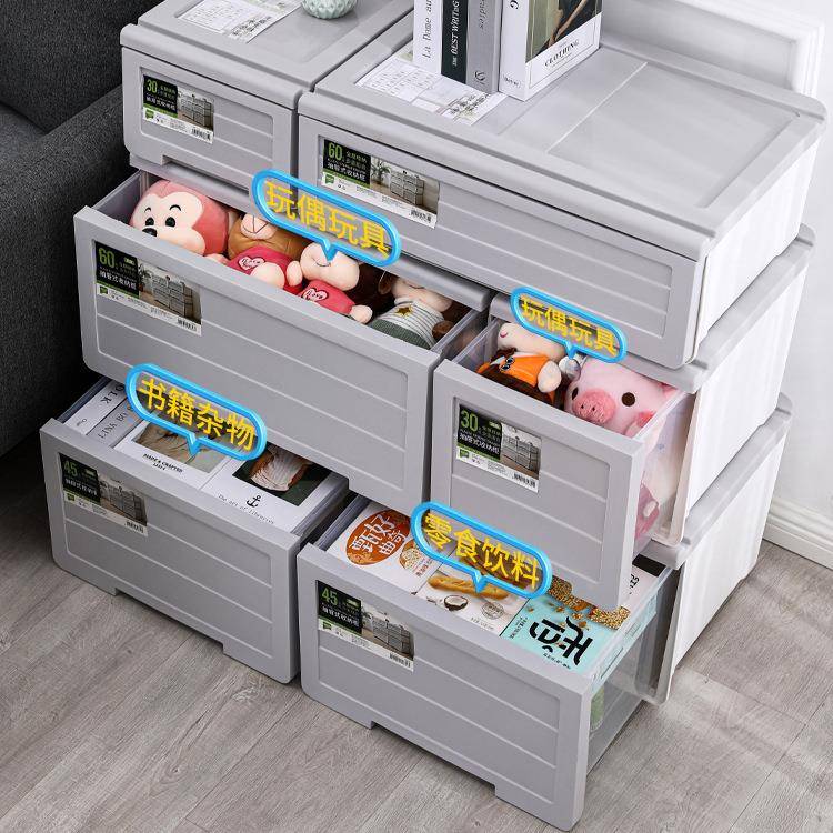 衣柜收纳盒抽屉式收纳箱大号收纳玩具家用衣物整理箱储物箱箱子