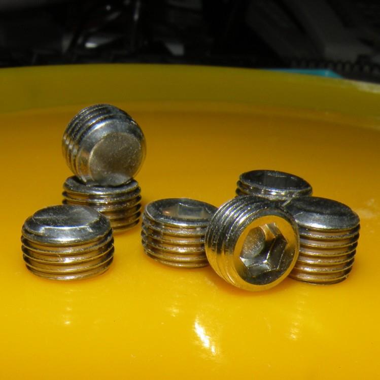 M8-1.0M10*1细牙304不锈钢平端细牙紧定螺钉细牙无头内六角螺丝