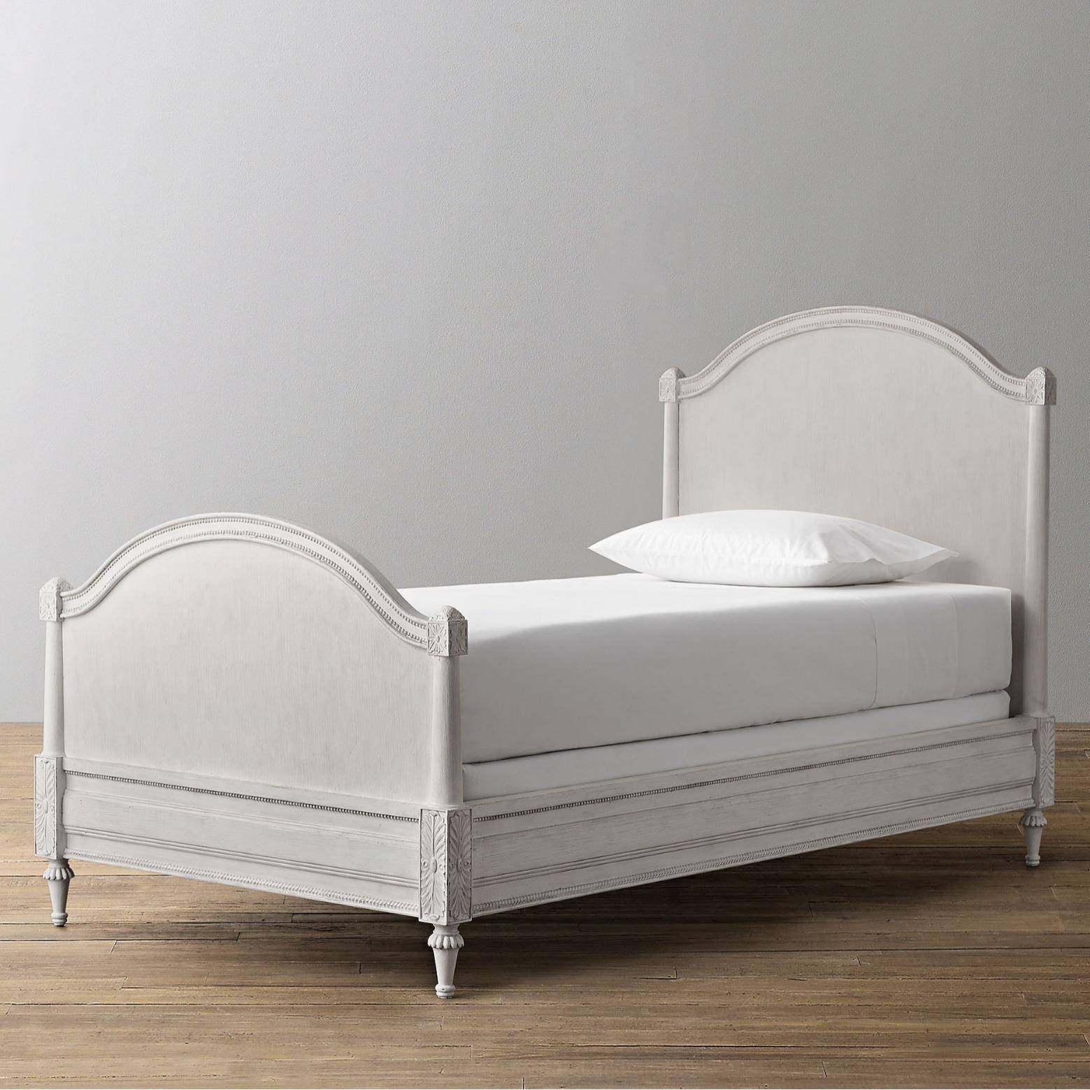 RH出口外贸实木床儿童床美式法式乡村仿古白复古做旧卧室家具,住宅家具,实木床,淘宝优惠券,粉丝福利购,淘宝优惠卷