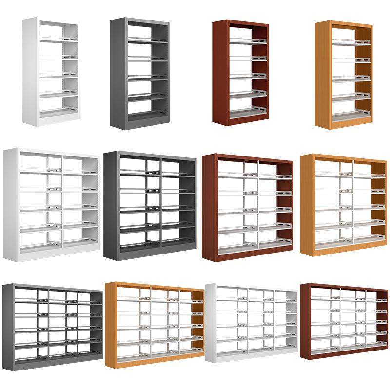 图书馆书架钢制书店学校单双面资料架阅览室档案架铁架铁皮图书柜,商业/办公家具,办公储物柜,淘宝优惠券,粉丝福利购,淘宝优惠卷